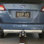 car towbar fitting