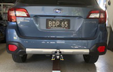 car towbar fitting